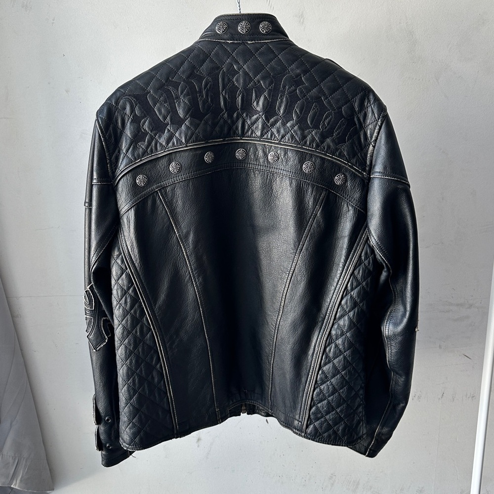 Affliction Limited Edition Buckle Leather Jacket - Picture 7 of 12